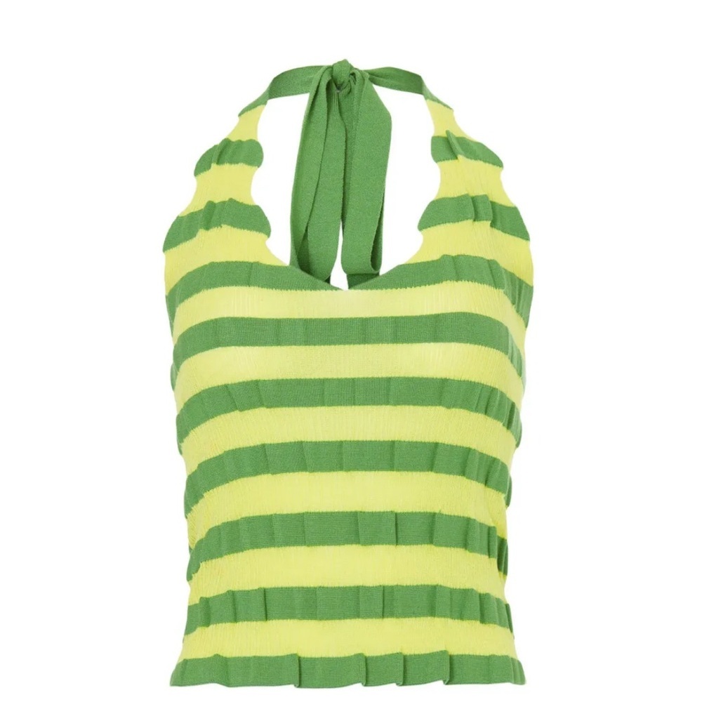 Theopen Product Stripe Halter Top Size US 4